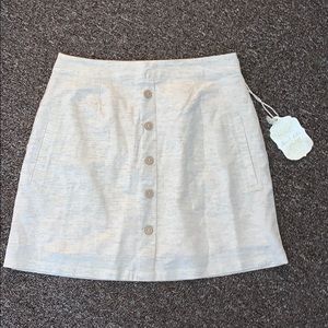 Button down skirt